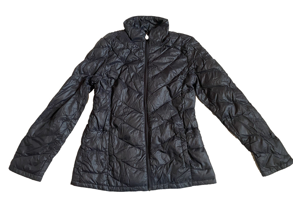 Calvin Klein Nylon Puffer Down Jacket Womens Size Small Packable Lightweight